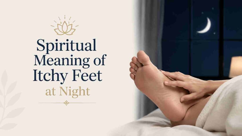 spiritual meaning of itchy feet at night