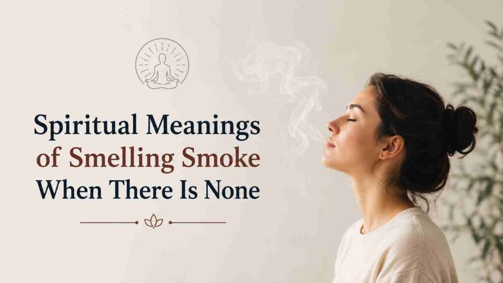 spiritual meanings of smelling smoke when there is none