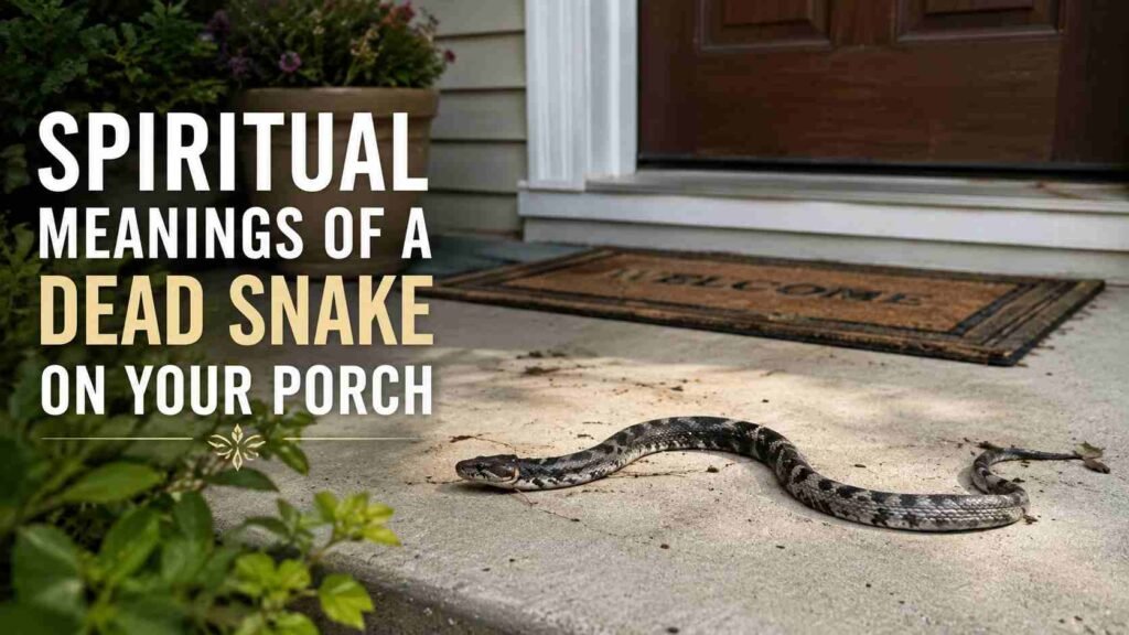 Spiritual Meanings of a Dead Snake on Your Porch