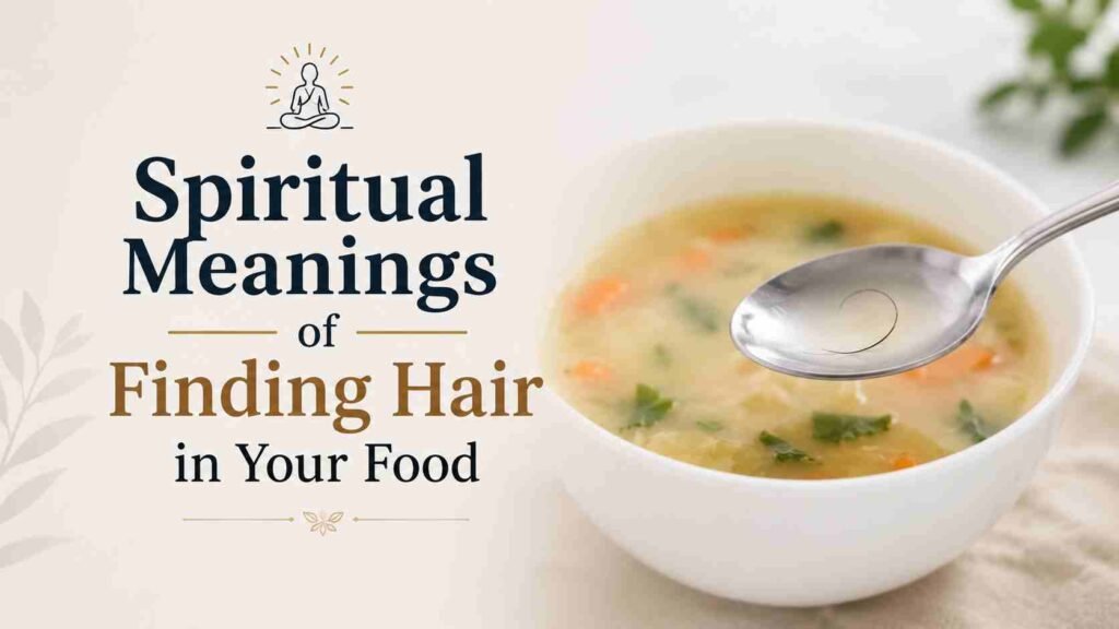 spiritual meanings of finding hair in your food