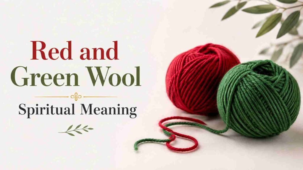 Red and Green Wool Spiritual Meaning
