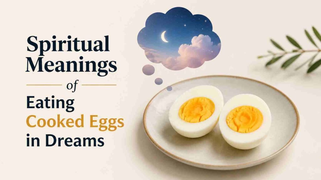 spiritual meanings of eating cooked eggs in dreams