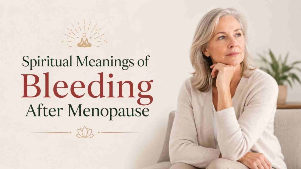 spiritual meanings of bleeding after menopause