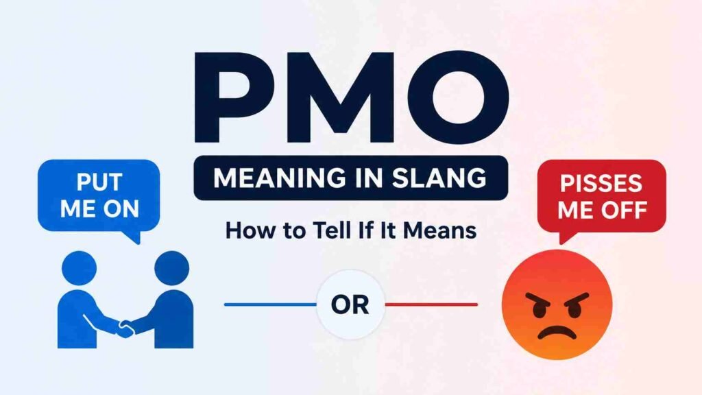 PMO Meaning in Slang