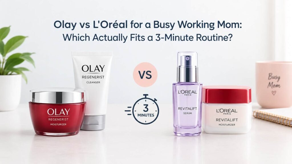 i’m a 30-year-old working mom. how do olay moisturizers perform compared to l’oréal’s skincare line?