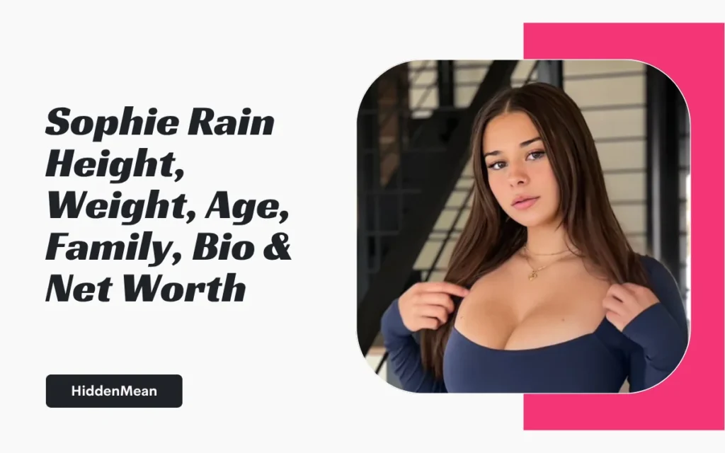 Sophie Rain Height